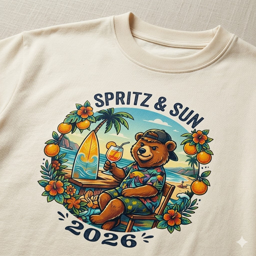 SPRITZ & SUN 2026 - T-shirt Premium Heavyweight (235 GSM)