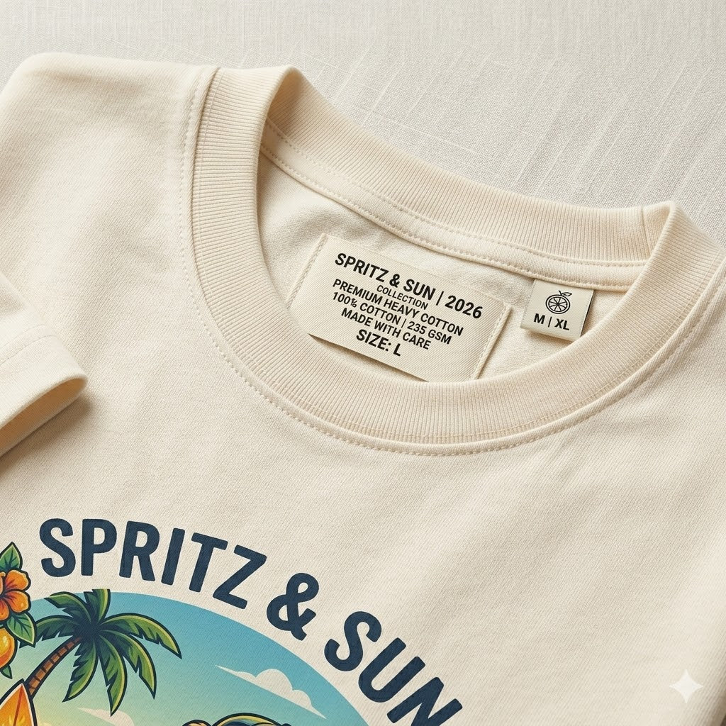 SPRITZ & SUN 2026 - T-shirt Premium Heavyweight (235 GSM)